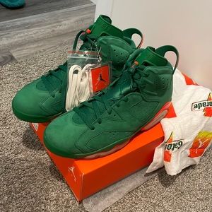 Air Jordan 6 Retro “Green Suede Gatorade”